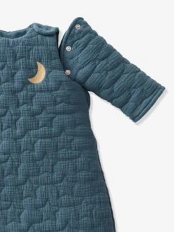 Quilted Baby Sleep Bag With Removable Sleeves In Organic Cotton* Gauze, Dream Nights 14 Quilted Baby Sleep Bag With Removable Sleeves In Organic Cotton* Gauze, Dream Nights -Boutique Lilipinso quilted baby sleep bag with removable sleeves in organic cotton gauze dream nights 5