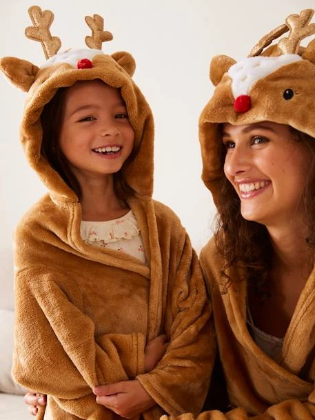 Reindeer Blanket With Sleeves & Hood – Image 4