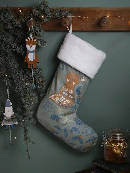 Scandinavian Fox Christmas Stocking – Image 2