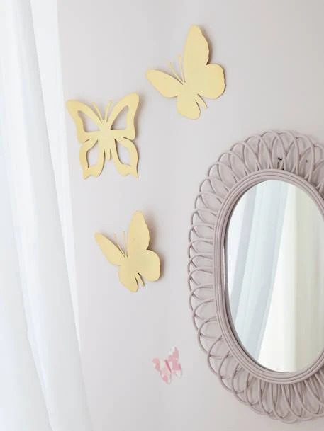 Set Of 3 Butterflies In Brass 2 Set Of 3 Butterflies In Brass – Image 2