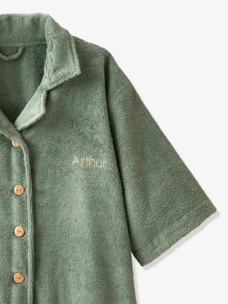 Shirt-Like Bathrobe For Children 9 Shirt-Like Bathrobe For Children – Image 9