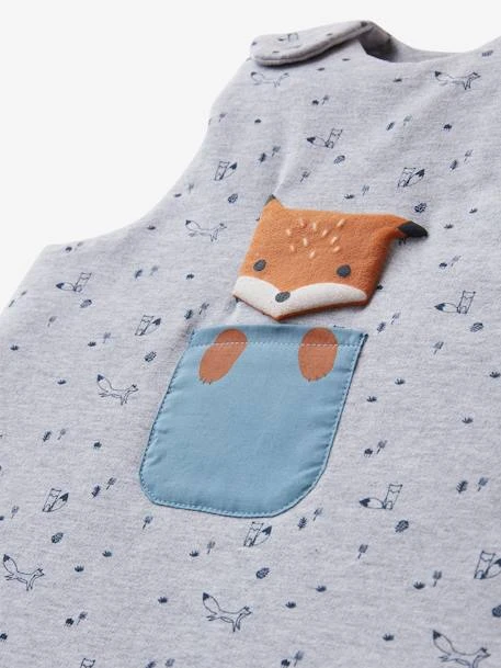 Sleeveless Baby Sleep Bag, Fox – Image 2