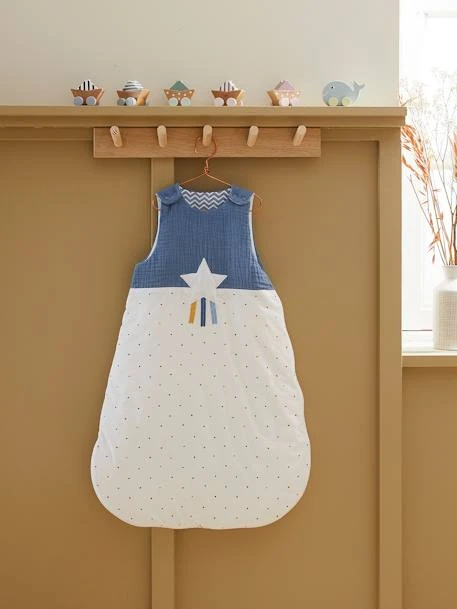 Sleeveless Baby Sleep Bag In Cotton Gauze, Pegasus 3 Sleeveless Baby Sleep Bag In Cotton Gauze, Pegasus – Image 3