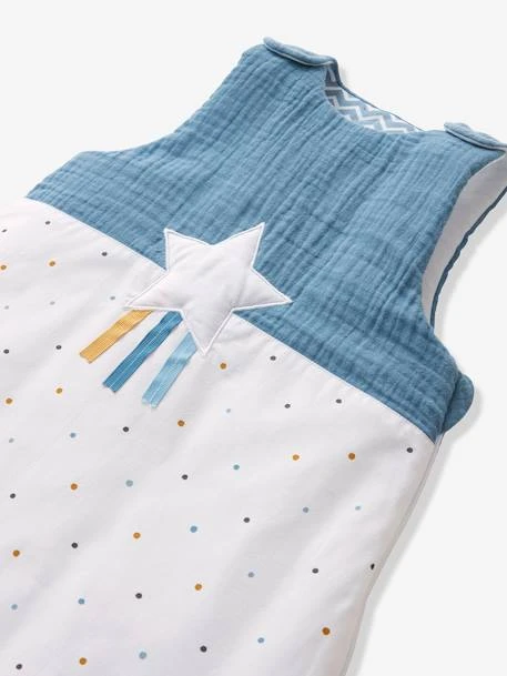 Sleeveless Baby Sleep Bag In Cotton Gauze, Pegasus 1 Sleeveless Baby Sleep Bag In Cotton Gauze, Pegasus