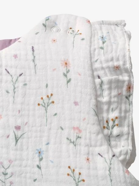 Sleeveless Baby Sleep Bag In Cotton Gauze, Sweet Provence 1 Sleeveless Baby Sleep Bag In Cotton Gauze, Sweet Provence