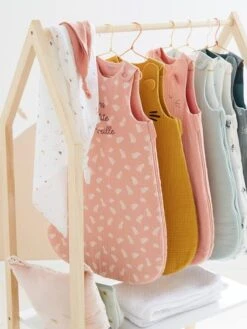 Sleeveless Baby Sleep Bag In Organic* Cotton Gauze, BABY TIGER Theme 7 Sleeveless Baby Sleep Bag In Organic* Cotton Gauze, BABY TIGER Theme -Boutique Lilipinso sleeveless baby sleep bag in organic cotton gauze baby tiger theme 3