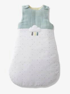 Sleeveless Baby Sleep Bag, MENTHE A L'EAU