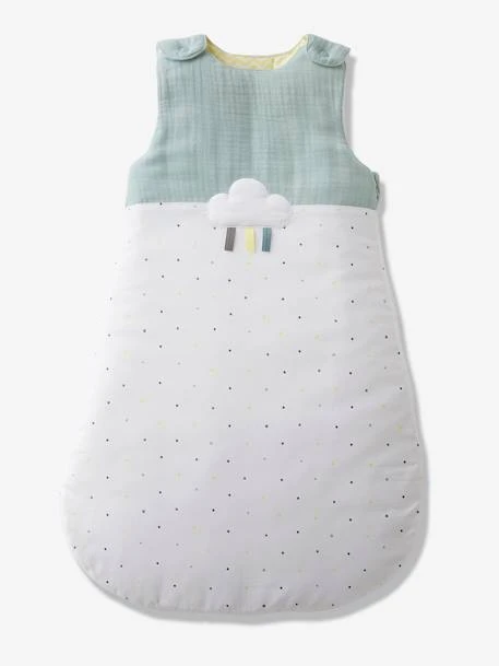 Sleeveless Baby Sleep Bag, MENTHE A L'EAU