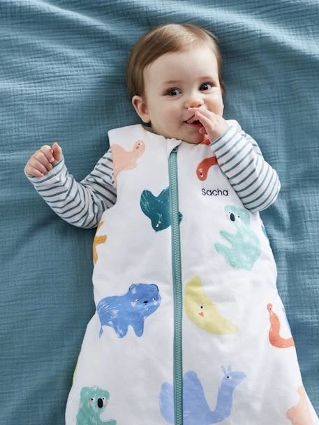 Sleeveless Baby Sleeping Bag, Full-Length Opening, Artist – Image 2
