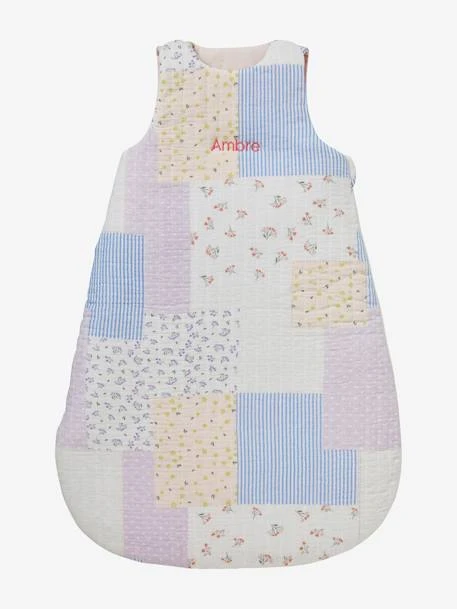 Sleeveless Baby Sleeping Bag In Cotton Gauze, Cottage – Image 2