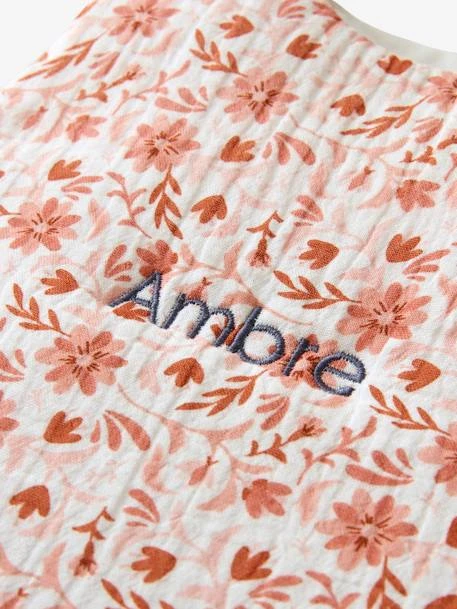 Sleeveless Baby Sleeping Bag, In Cotton Gauze, Happy Bohème – Image 3