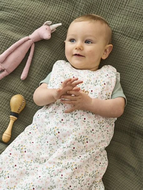 Sleeveless Baby Sleeping Bag, Little Flowers – Image 4