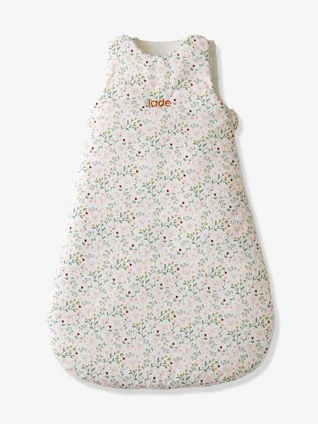 Sleeveless Baby Sleeping Bag, Little Flowers – Image 6