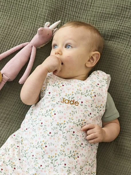 Sleeveless Baby Sleeping Bag, Little Flowers – Image 7