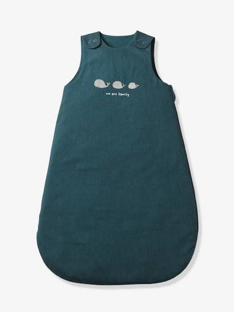 Sleeveless Summer Special Baby Sleeping Bag, Navy Sea 2 Sleeveless Summer Special Baby Sleeping Bag, Navy Sea – Image 2