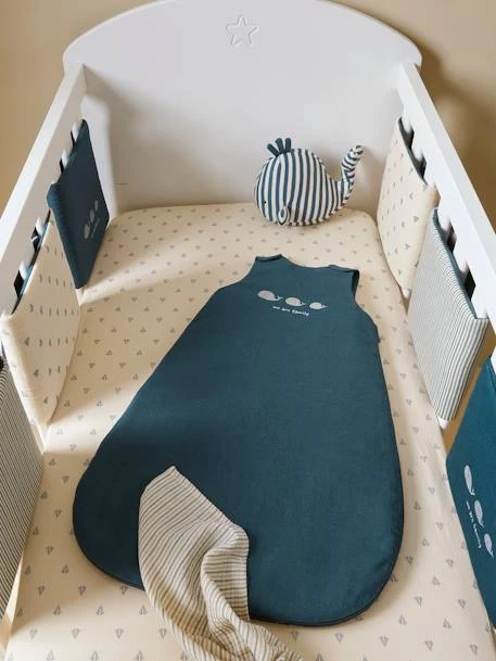 Sleeveless Summer Special Baby Sleeping Bag, Navy Sea 3 Sleeveless Summer Special Baby Sleeping Bag, Navy Sea – Image 3