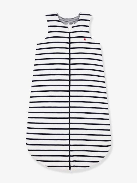 Striped Baby Sleeping Bag In Cotton, PETIT BATEAU – Image 3