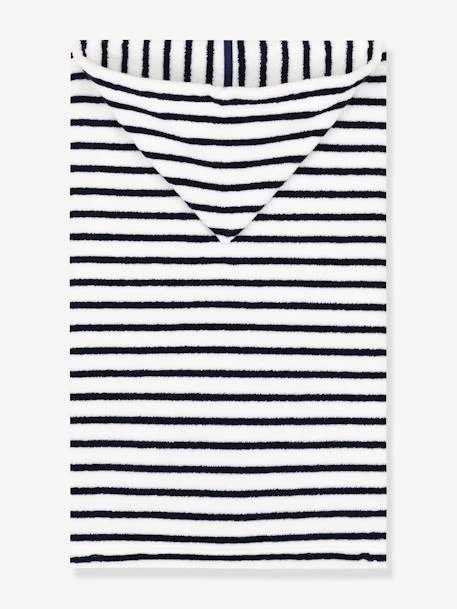 Striped Bath Cape In Towelling, PETIT BATEAU – Image 2