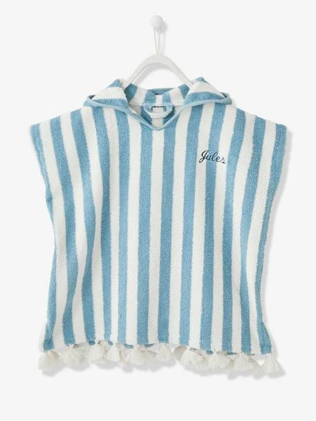 Striped Bathing Poncho For Babies 3 Striped Bathing Poncho For Babies – Image 3