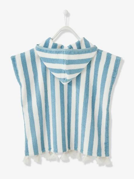 Striped Bathing Poncho For Babies 7 Striped Bathing Poncho For Babies – Image 7