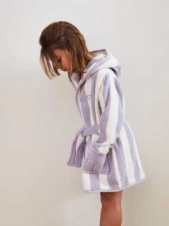 Striped Bathrobe For Children, Transat