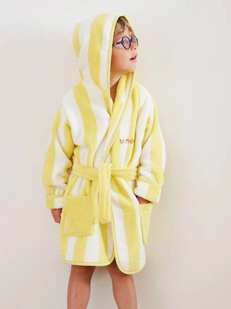Striped Bathrobe For Children, Transat – Image 7