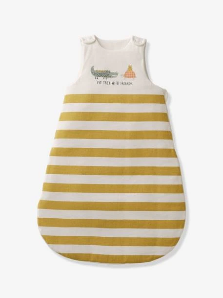 Striped Sleeveless Baby Sleeping Bag, Trek – Image 2