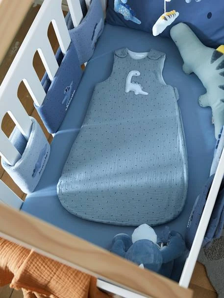 Summer Special Baby Sleep Bag, In Cotton Gauze, Little Dino 1 Summer Special Baby Sleep Bag, In Cotton Gauze, Little Dino