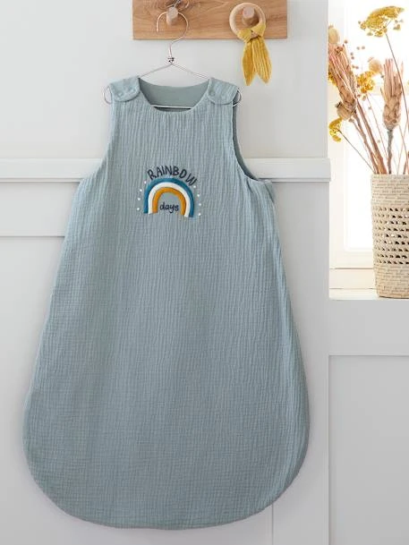 Summer Special Baby Sleep Bag In Organic Cotton* Gauze, Mini Zoo – Image 5