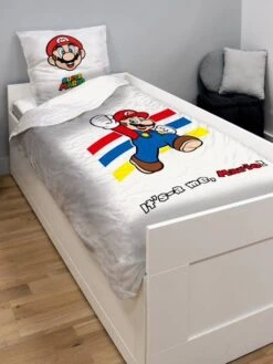 Super Mario® & Luigi Duvet Cover + Pillowcase Set For Children
