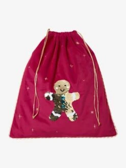 Toy Bag With Gingerbread Man In Reversible Sequins 9 Toy Bag With Gingerbread Man In Reversible Sequins -Boutique Lilipinso toy bag with gingerbread man in reversible sequins 3