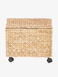 Trunk On Wheels, In Water Hyacinth 6 Trunk On Wheels, In Water Hyacinth -Boutique Lilipinso trunk on wheels in water hyacinth 2