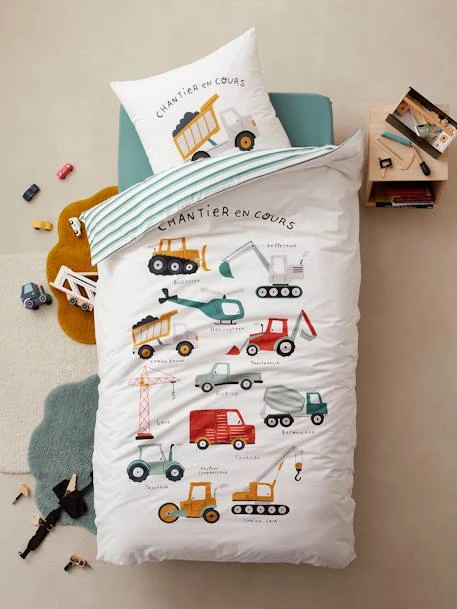 Under Construction Duvet Set For Children, By Magicouette – Image 5