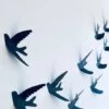 Wall Hanging Paper Swallows, By LES PETITES HIRONDELLES