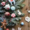 Wooden Garland, Gingerbread Man