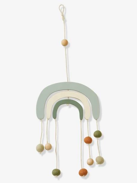 Wooden Rainbow-Shaped Decoration To Hang